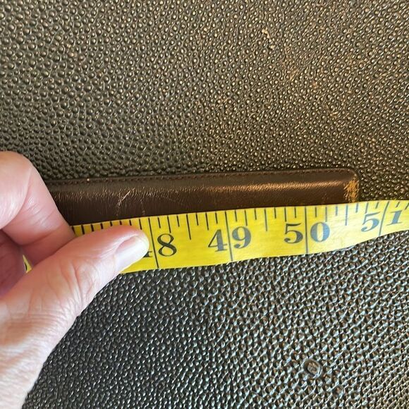 Perry Ellis portfolio brown Leather belt size 44 - Picture 8 of 8